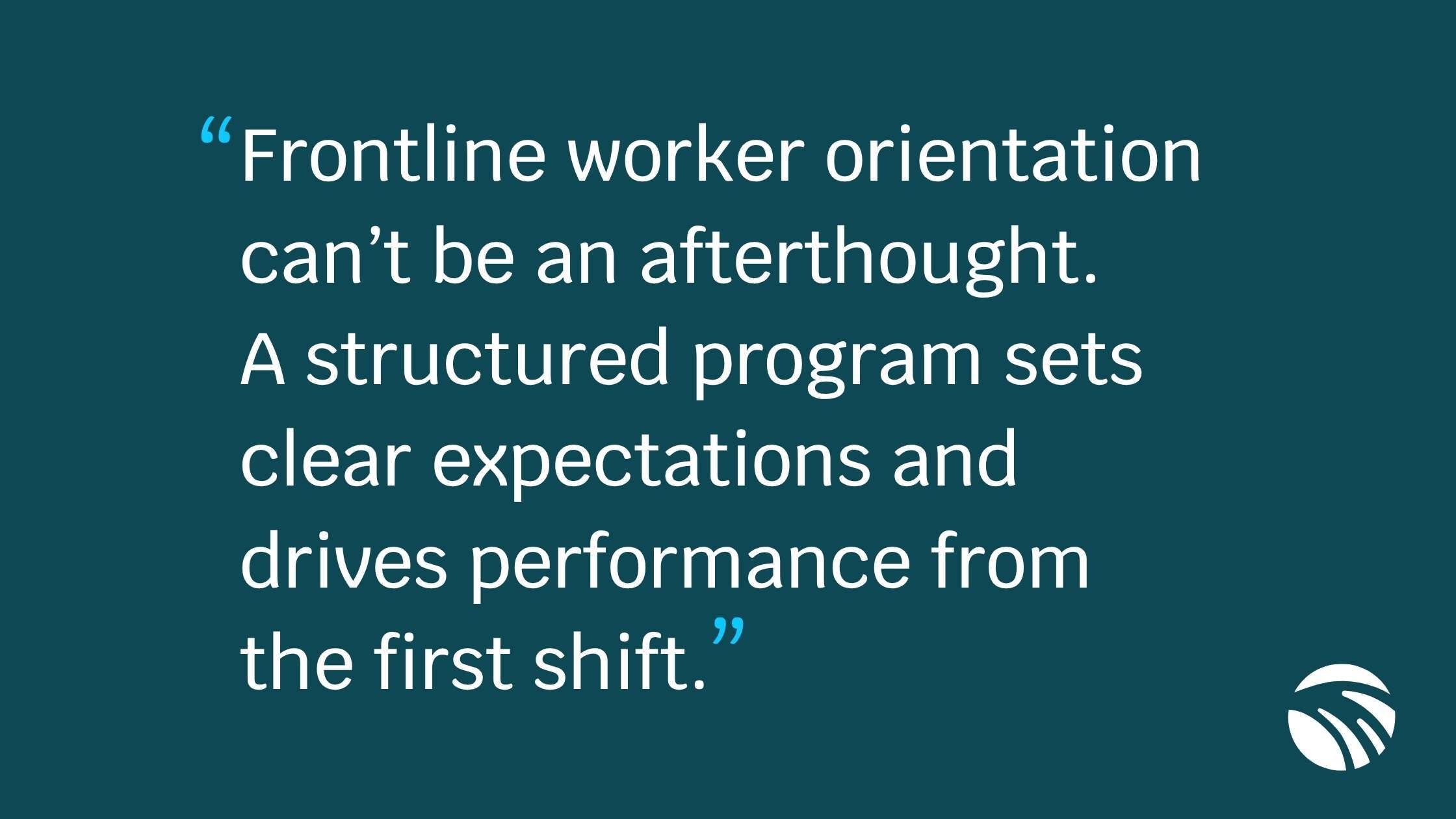 Frontline Orientation