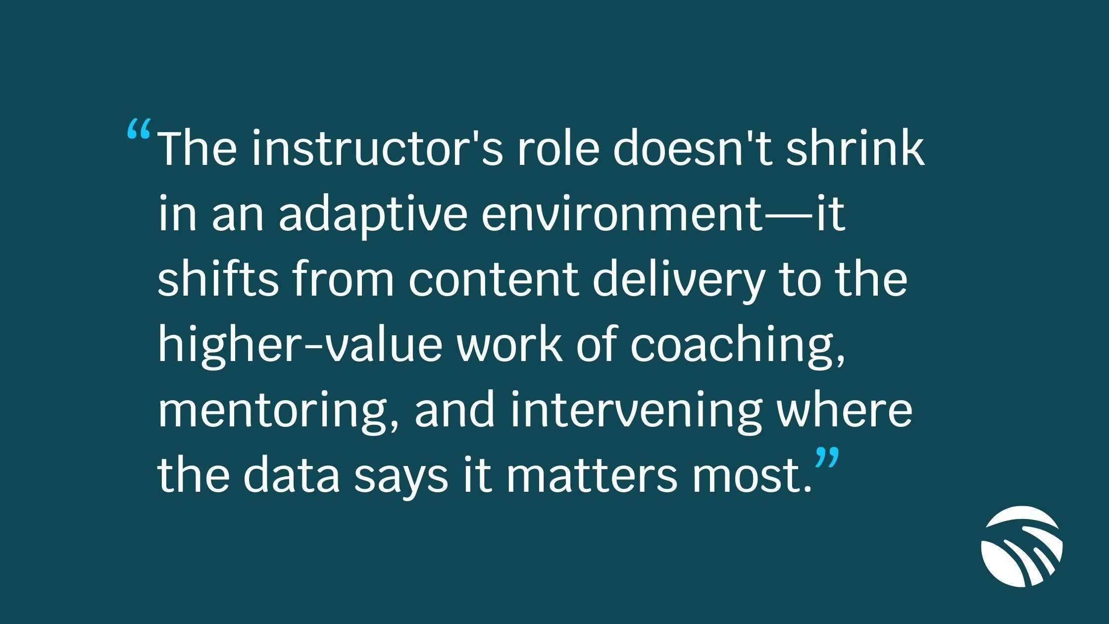 How Can Instructors Use Adaptive Learning Effectively
