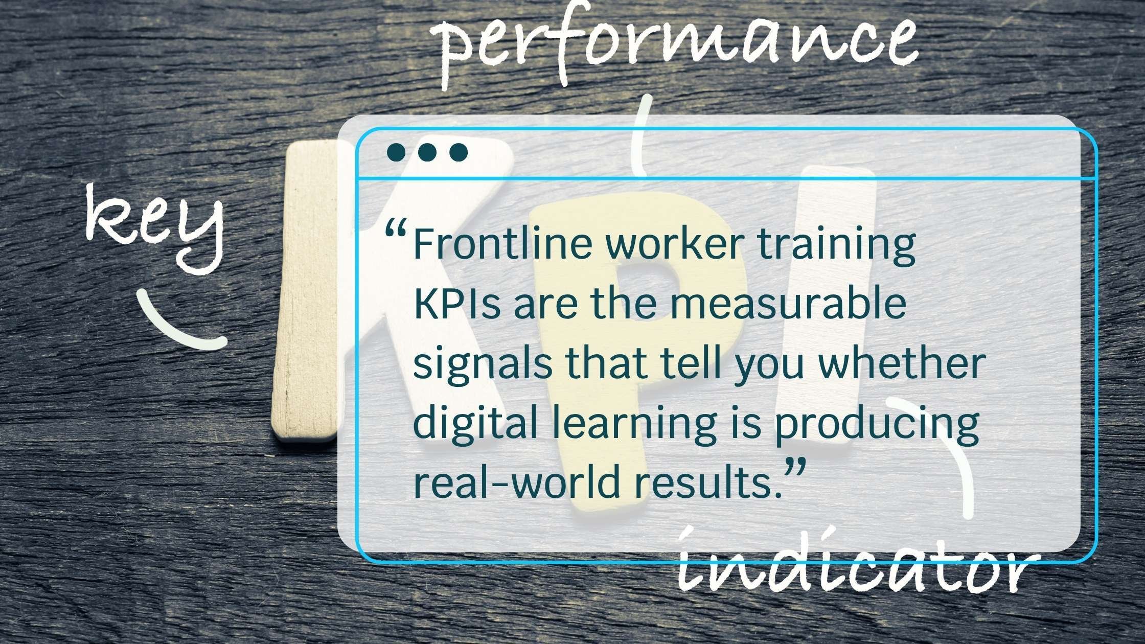 How can companies measure the effectiveness of online training for their frontline staff