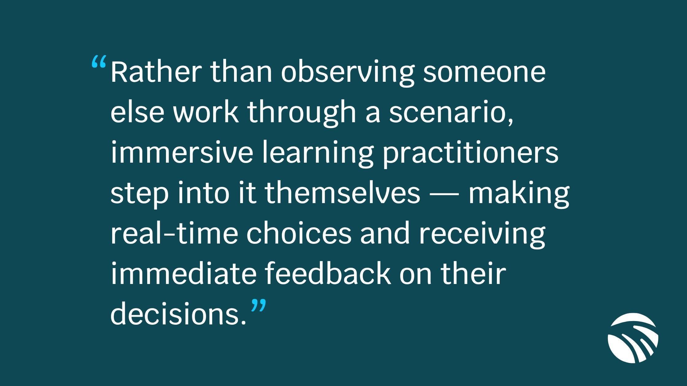 Immersive Learning Examples