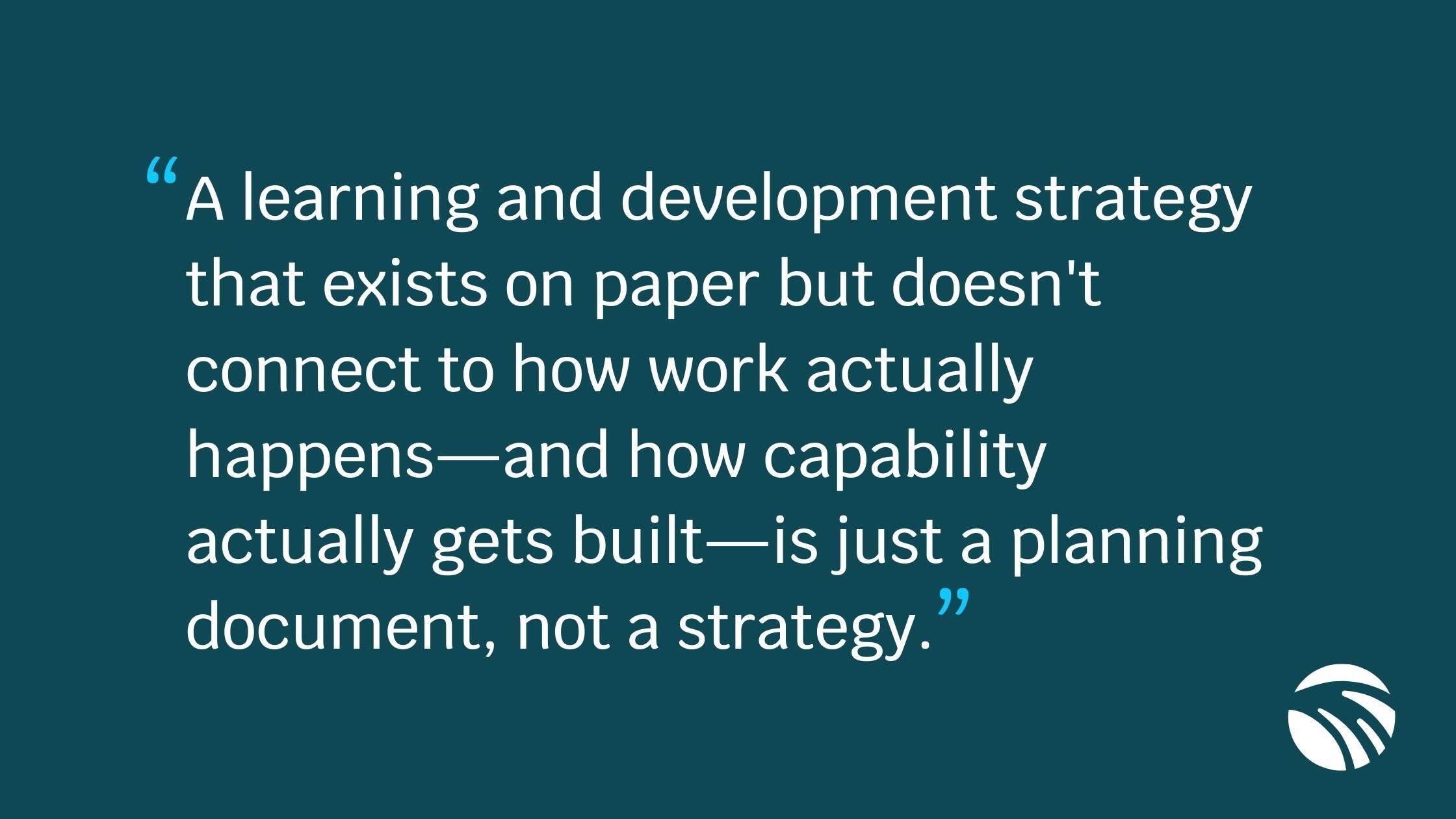 Learning and Development Strategy