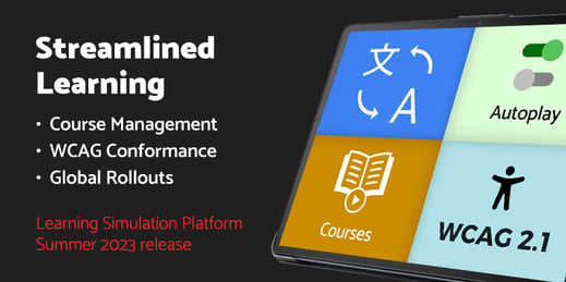 Learning Simulation Platform Summer 2023 release