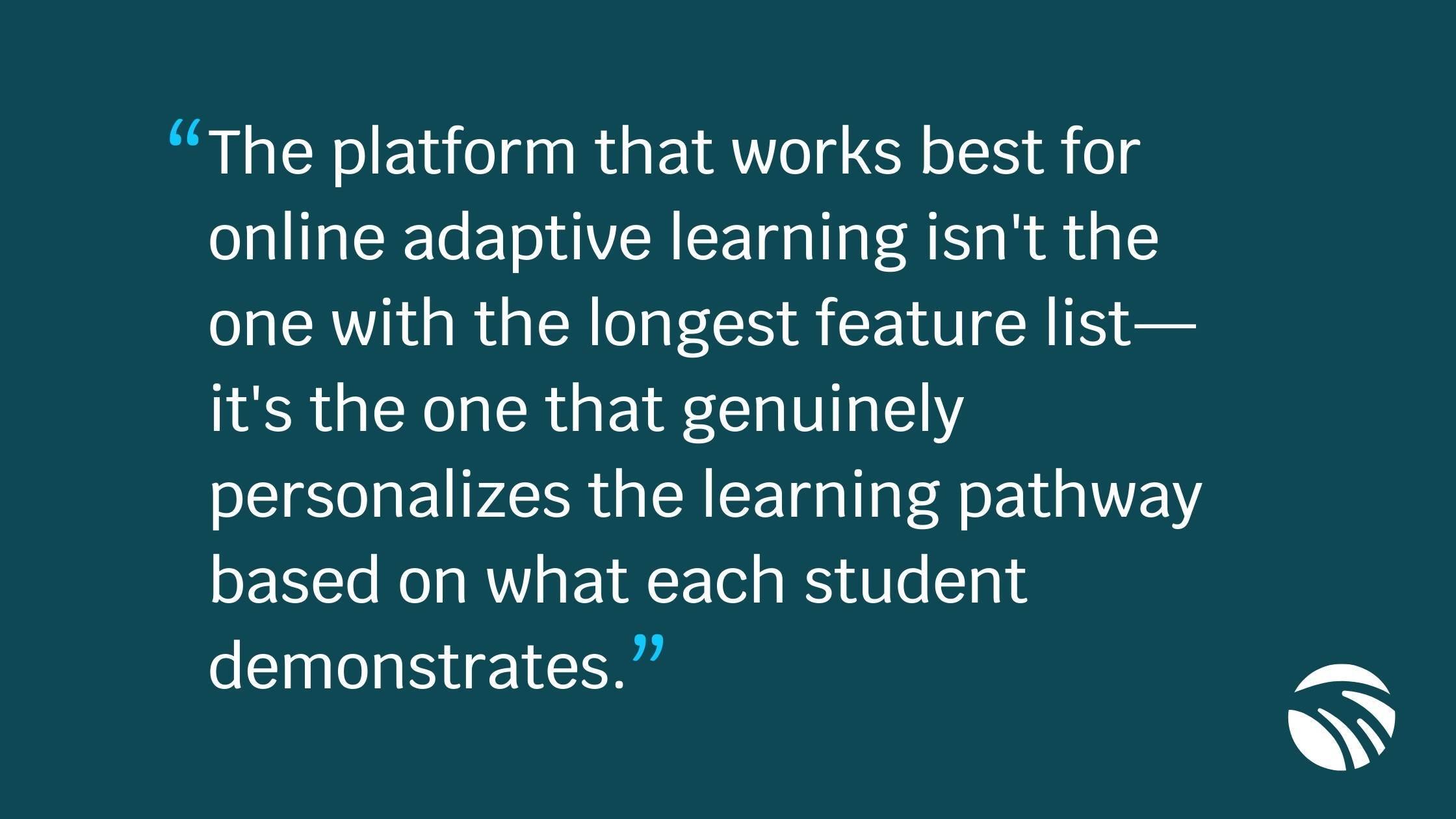 What Types of Platforms Are Best for Implementing Adaptive Learning in Online Courses