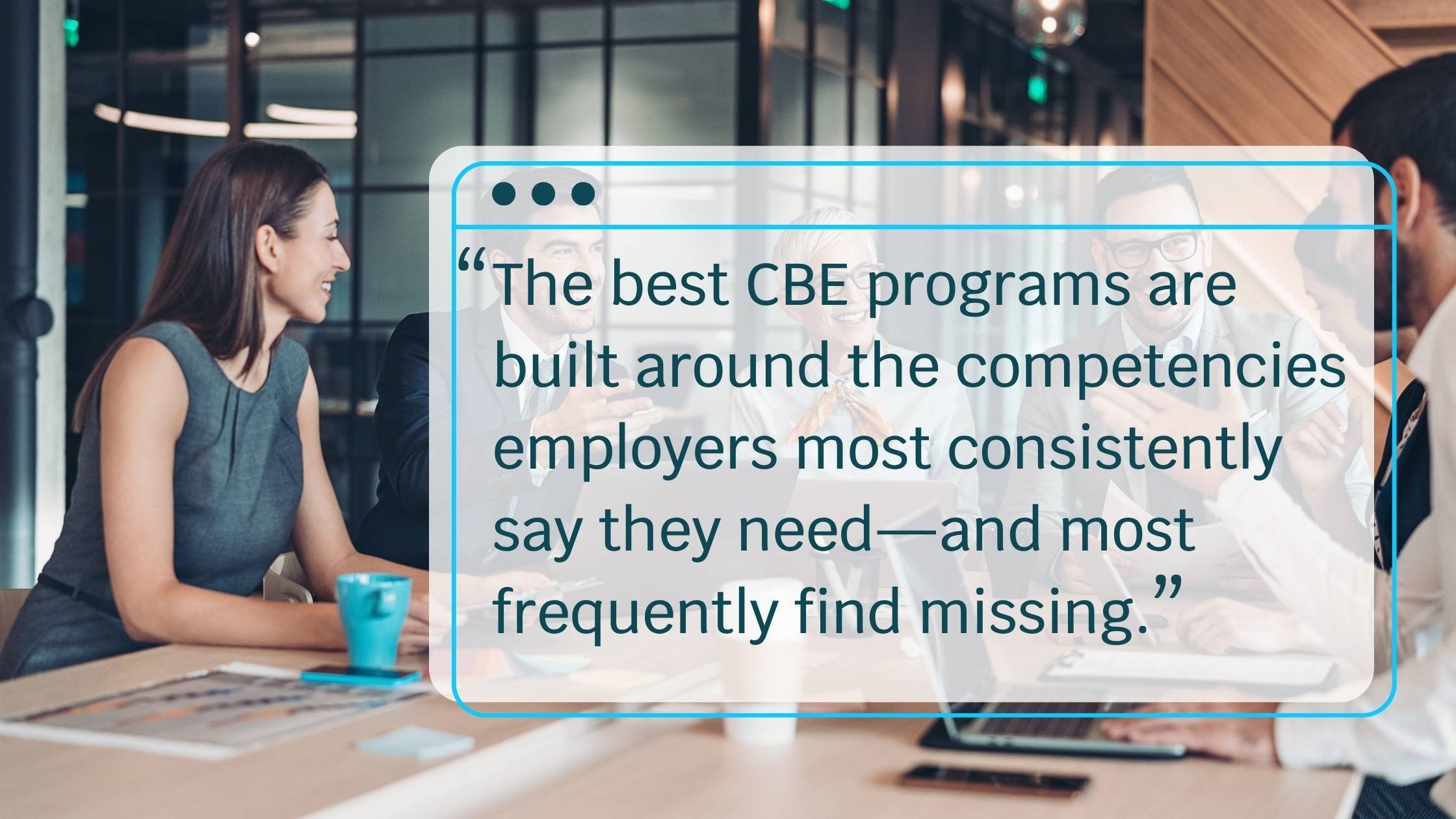 What is an example of competency-based learning