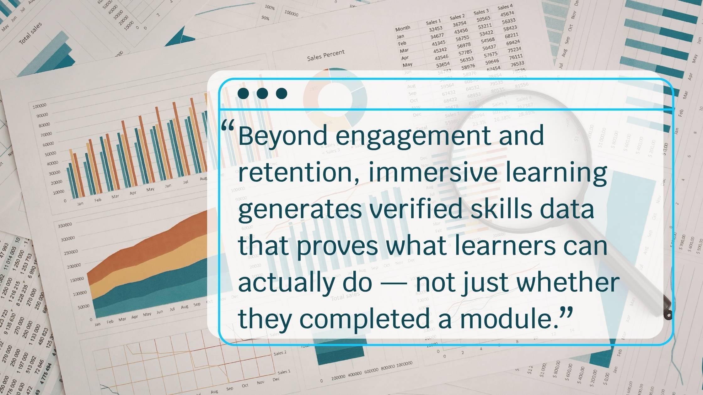 What is an example of immersive learning