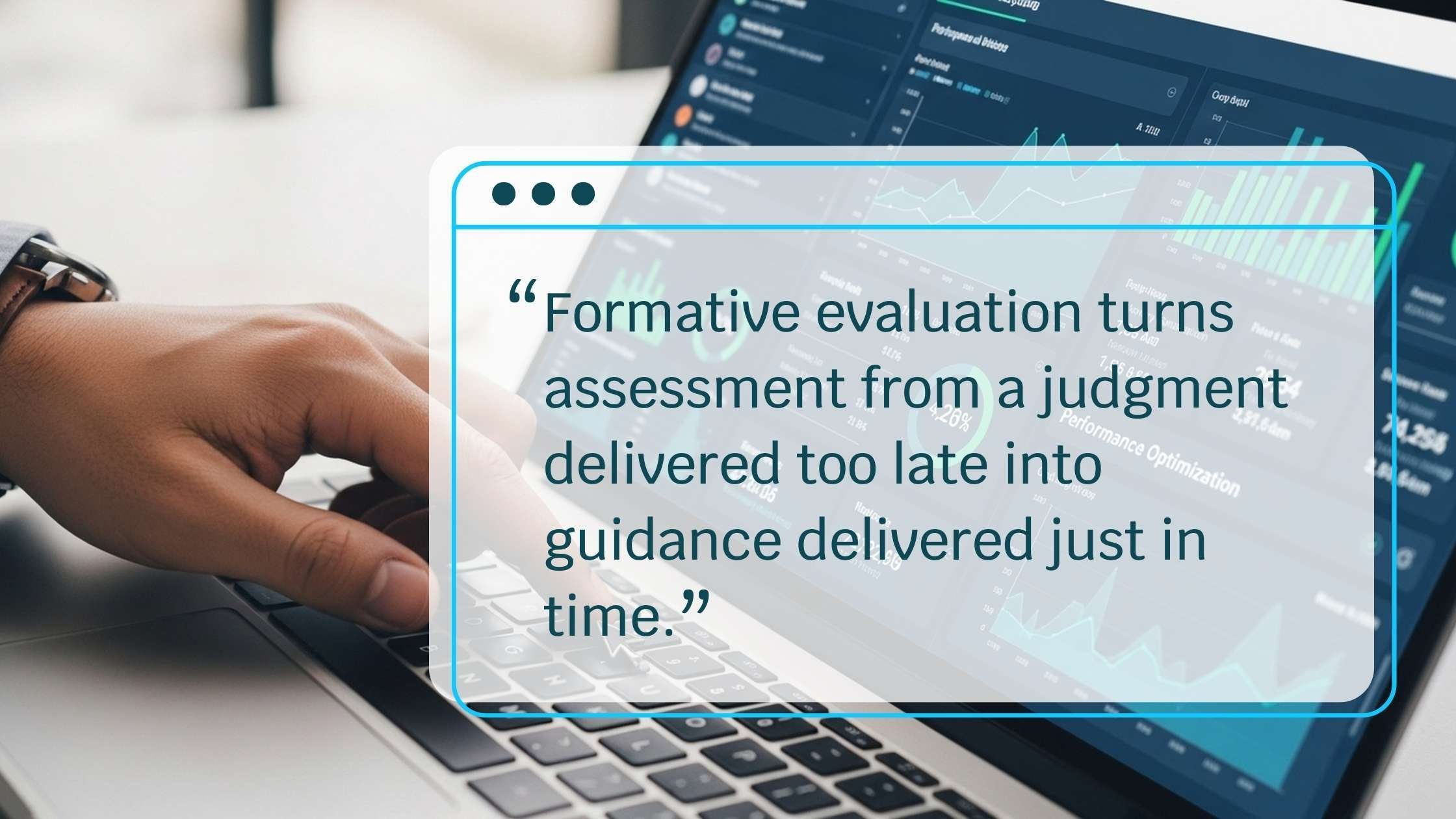 What is the purpose of formative eval